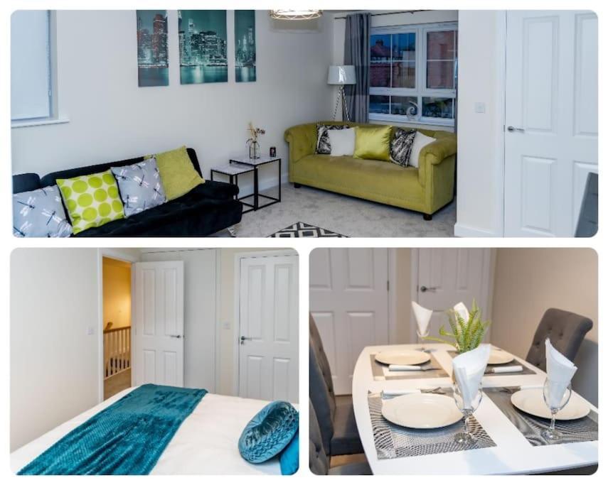Cozy 3 Bed Sasha House In Beeston Nottingham Villa Bagian luar foto